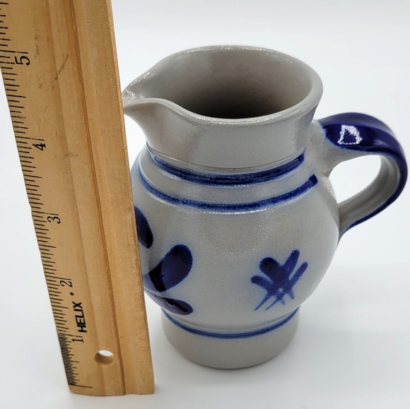 Vintage Salt Glaze Pottery Creamer Handarbeit - Picture 7 of 8